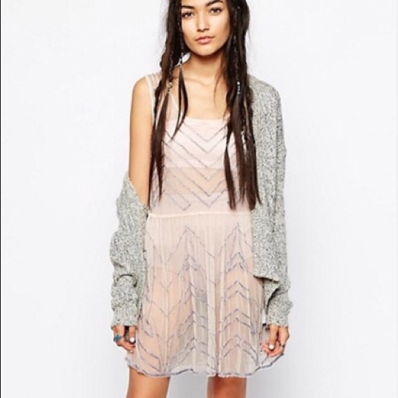 Breaded sheer free people dress - Picture 3 of 12